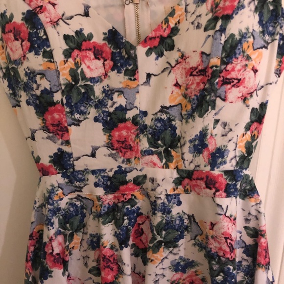 Floral skater dress - Picture 2 of 3